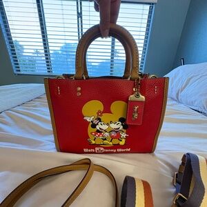Disney world 50th anniversary Disney Coach bag with Mickey and Minnie